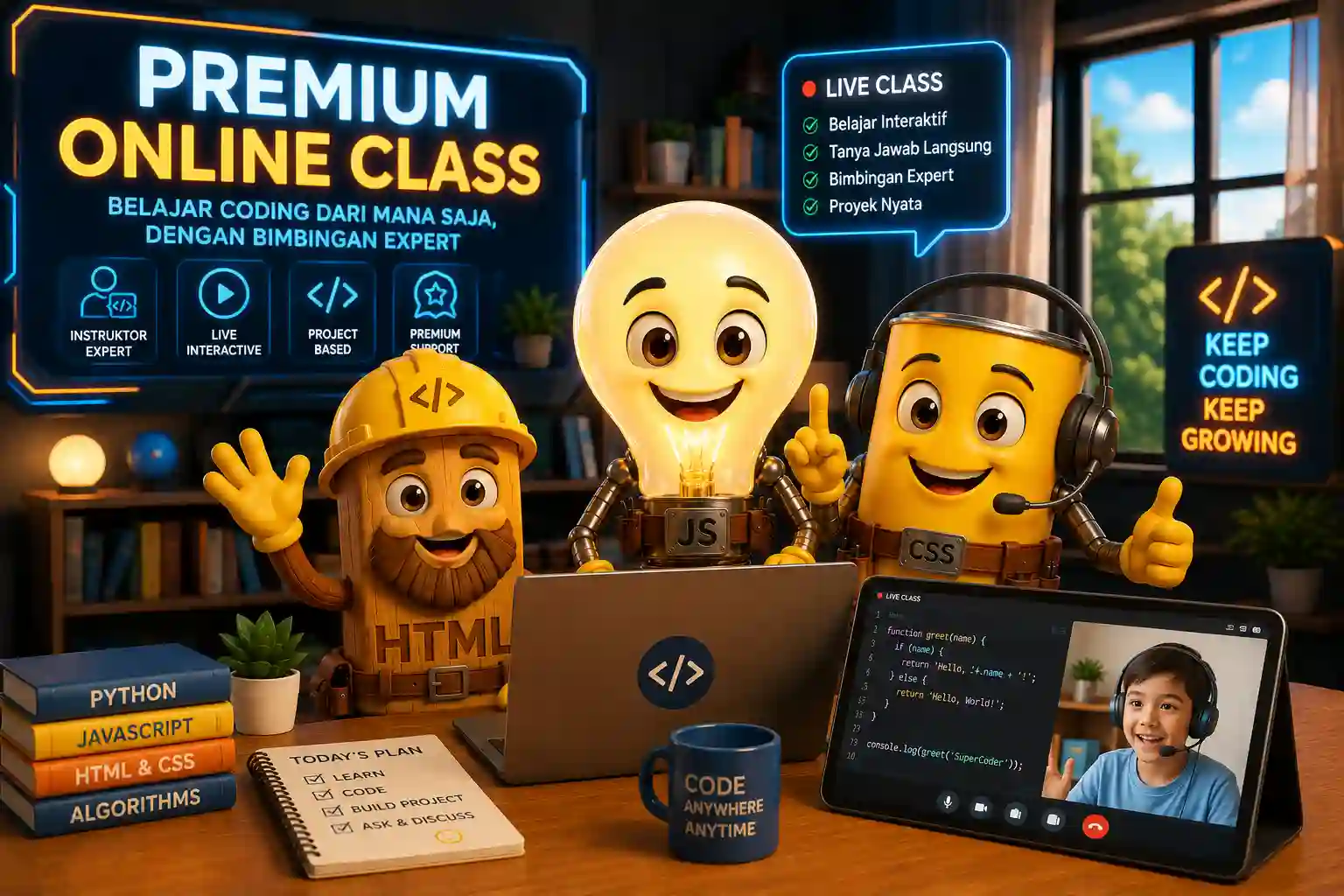 coding online class balikpapan